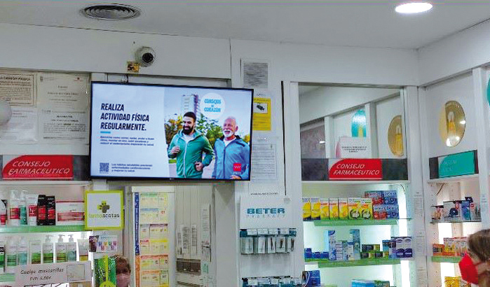 Publicidad en farmacias